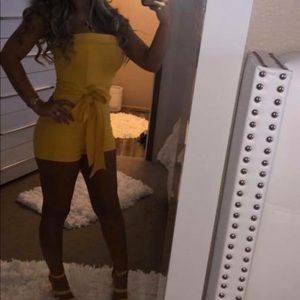 Yellow romper